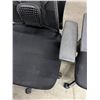 Image 4 : Black Mesh Back Office Armchair on Wheels