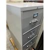 Image 2 : Qty 2 Vertical 4-Drawer Filing Cabinets 18"W