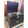 Image 1 : Qty 2 Lateral Filing Cabinets, Misc Sizes