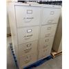 Image 1 : Qty 3 Vertical Filing Cabinets, Misc Sizes