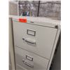 Image 2 : Qty 2 Vertical 4-Drawer Filing Cabinets, Misc Sizes