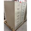 Image 1 : Qty 3 Vertical 4-Drawer Filing Cabinets 18"W