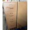 Image 1 : Qty 3 Vertical Filing Cabinets, Misc Sizes