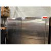 Image 3 : Metal 2-Door Storage Cabinet w/ Inside Shelving on Wheels 48" x 17" x 78"H