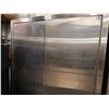 Image 4 : Metal 2-Door Storage Cabinet w/ Inside Shelving on Wheels 48" x 17" x 78"H