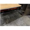 Image 2 : Laminate Table on Metal Legs 48" x 30" x 29"H