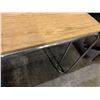 Image 4 : Laminate Table on Metal Legs 48" x 30" x 29"H