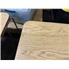 Image 5 : Laminate Table on Metal Legs 48" x 30" x 29"H