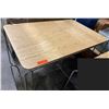 Image 1 : Laminate Table on Metal Legs 48" x 30" x 29"H