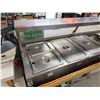 Image 2 : Buffet Food Warmer Table w/ Sneeze Guard 79" x 22" x 35"H