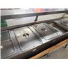 Image 3 : Buffet Food Warmer Table w/ Sneeze Guard 79" x 22" x 35"H