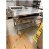 Image 7 : Kitchen Prep Table w/ Raised Edge & Undershelf 61" x 55" x 36'H