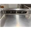 Image 8 : Kitchen Prep Table w/ Raised Edge & Undershelf 61" x 55" x 36'H