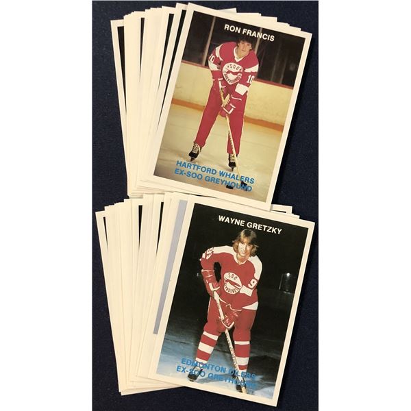 1987-88 SOO GREYHOUNDS (OHL) POLICE SET - WAYNE GRETZKY