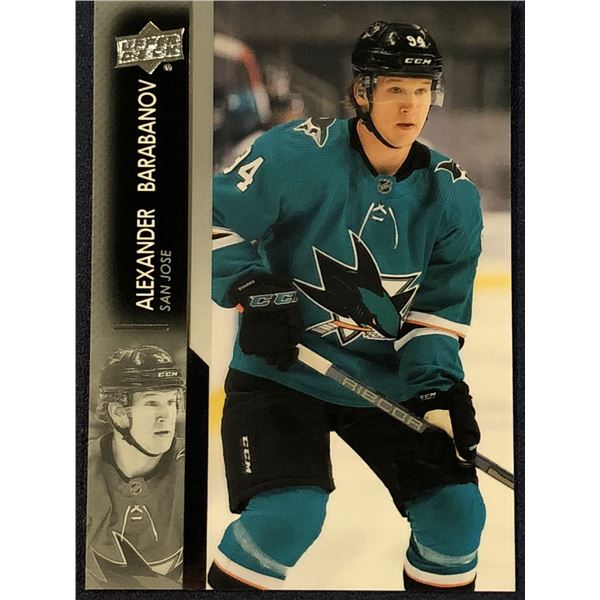 2021-22 UPPER DECK ALEXANDER BARABANOV ROOKIE CARD