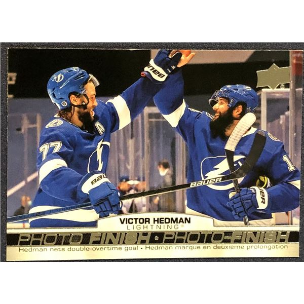 2021-22 UPPER DECK PHOTO FINISH VICTOR HEDMAN