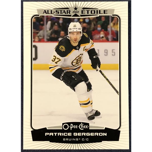 2022-23 O-PEE-CHEE PATRICE BERGERON