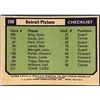 Image 2 : 1975-76 TOPPS NBA DETROIT PISTONS
