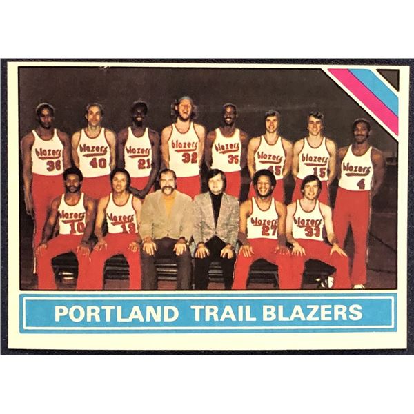 1975-76 TOPPS NBA PORTLAND TRAIL BLAZERS