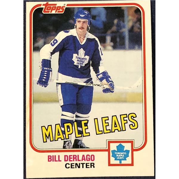 1981-82 TOPPS NHL BILL DERLAGO