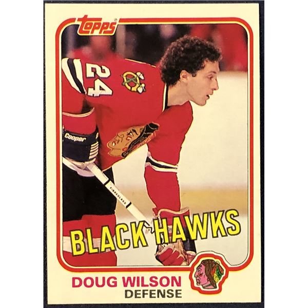 1981-82 TOPPS NHL DOUG WILSON (HOF)