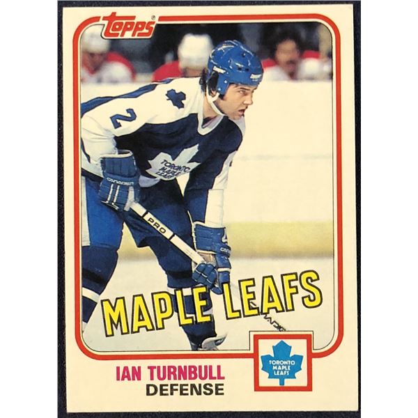 1981-82 TOPPS NHL IAN TURNBULL