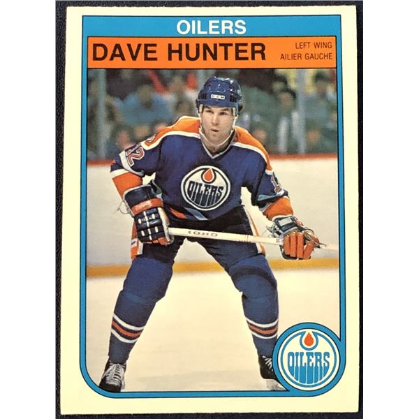 1982-83 O-PEE-CHEE NHL DAVE HUNTER