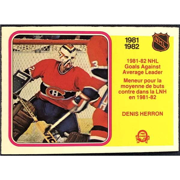 1982-83 O-PEE-CHEE NHL DENIS HERRON