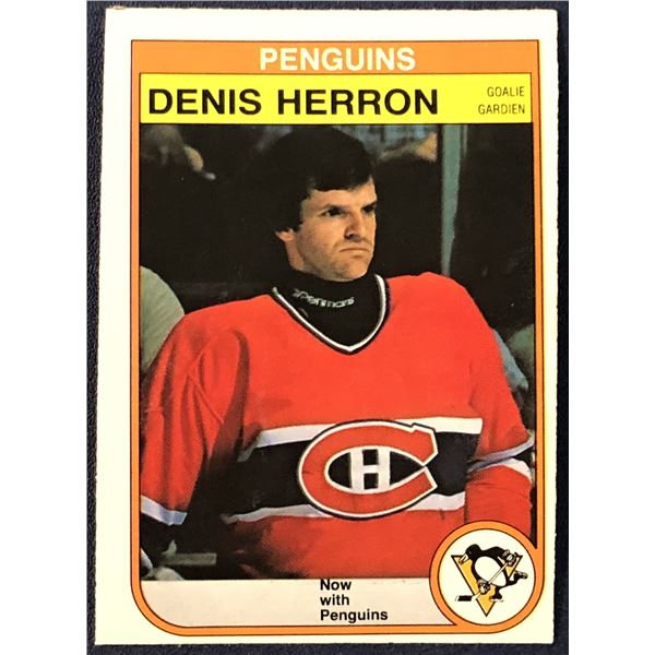 1982-83 O-PEE-CHEE NHL DENIS HERRON