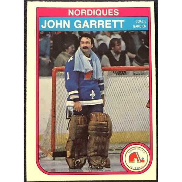 1982-83 O-PEE-CHEE NHL JOHN GARRETT