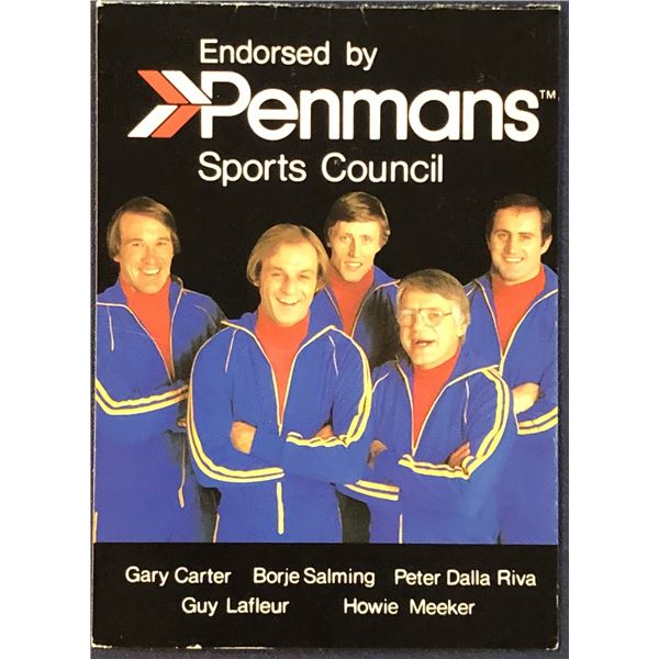 1980's PENMAN's PROMOTION - GUY LAFLEUR, GARY CARTER (HOF)
