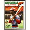 Image 1 : 1977 O-PEE-CHEE LOU BROCK (HOF)