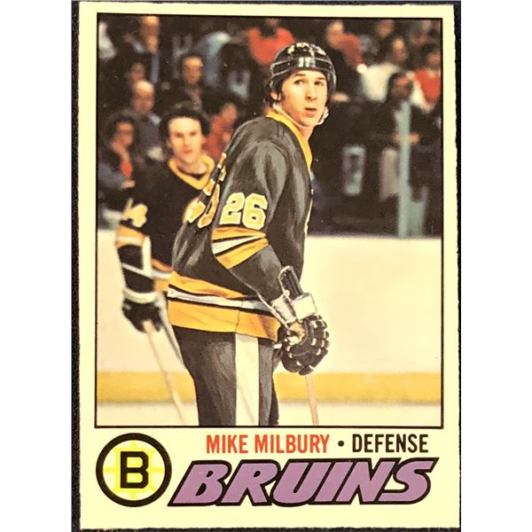 1977-78 O-PEE-CHEE NHL MIKE MILBURY ROOKIE CARD