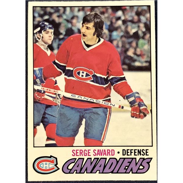 1977-78 O-PEE-CHEE NHL SERGE SAVARD (HOF)