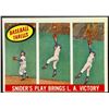 Image 1 : 1959 TOPPS DUKE SNIDER (HOF)