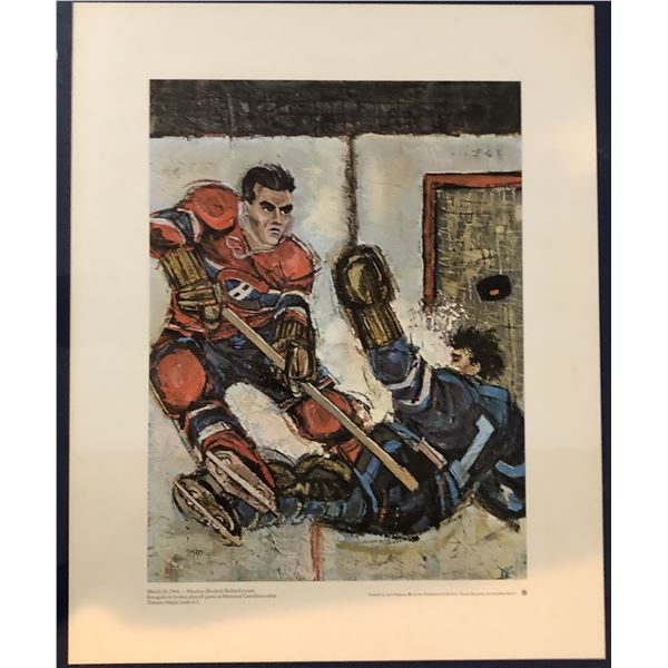 PRUDENTIAL INSURANCE GREAT MOMENTS IN CANADIAN SPORT - MAURICE RICHARD (HOF) 1944