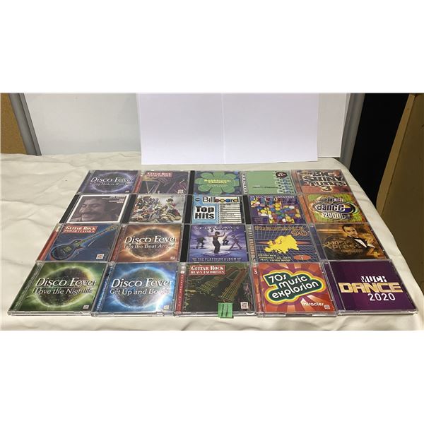 Lot of 20 music CDs various artists