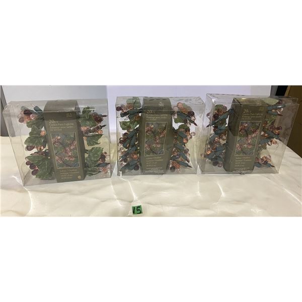 Patio garden light sets