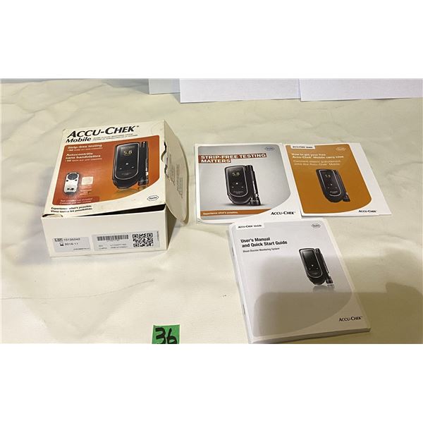 Accu-Chek strip free blood glucose monitoring system