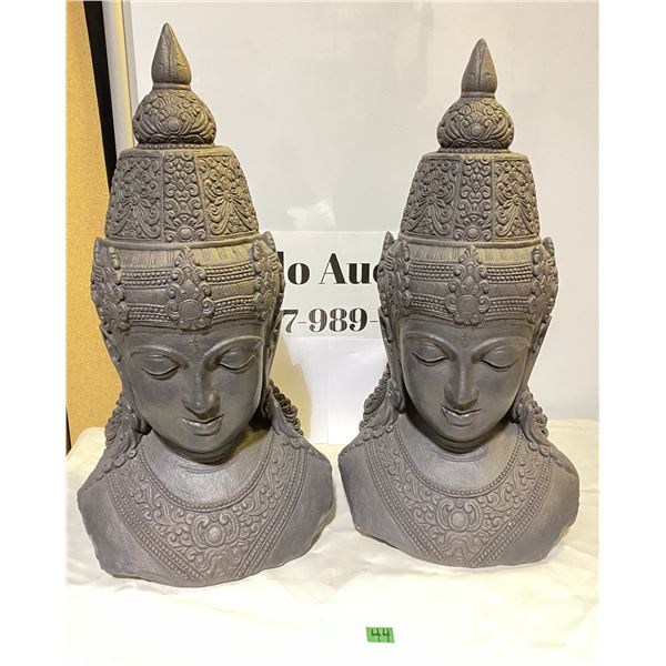 Set of 2 Budda statues