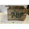 Image 1 : Vintage 7-Up wooden crate