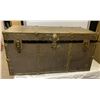 Image 1 : Large metal travel chest