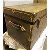 Image 2 : Large metal travel chest