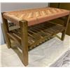 Image 2 : Stool/Shelf with weaved top