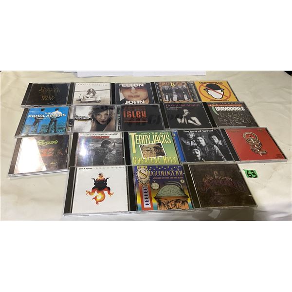 Lot of 18 music CDs various artists