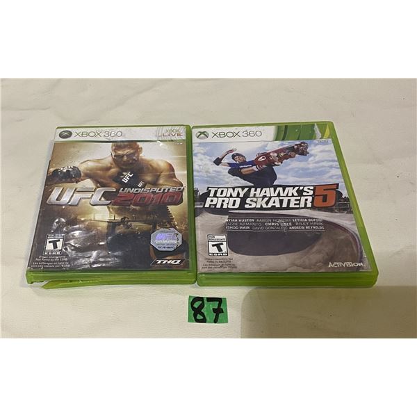 2 Xbox 360 video games