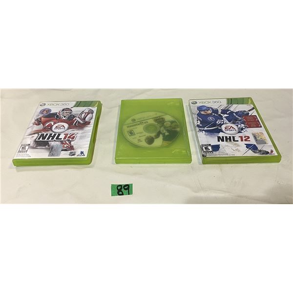 3 Xbox 360 video games