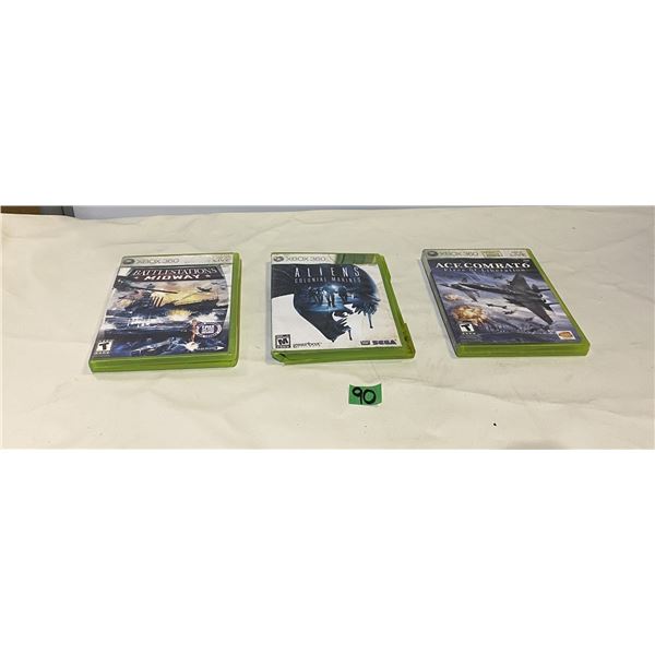 3 Xbox 360 video games