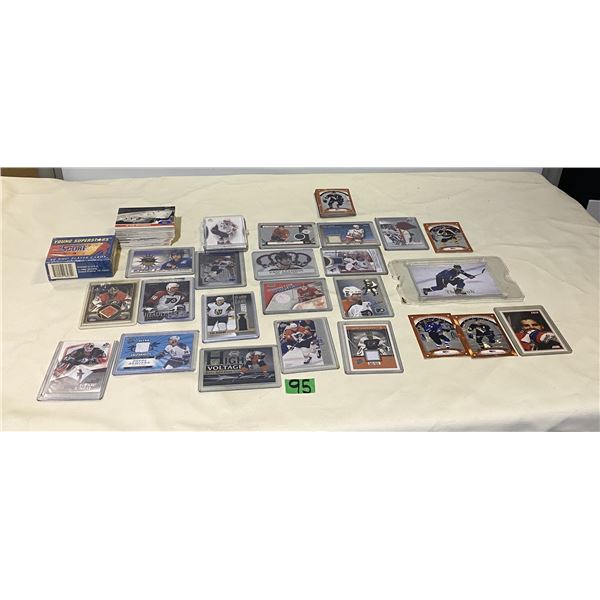 Lot of NHL hockey cards in sleeves
