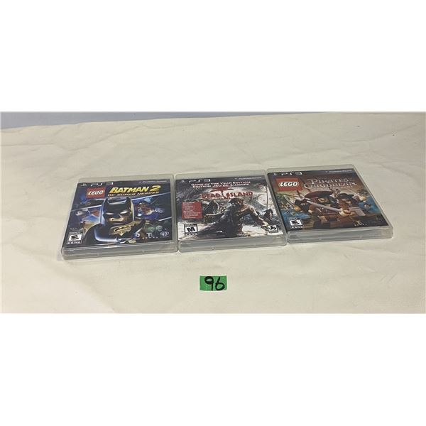3 PS3 Video games